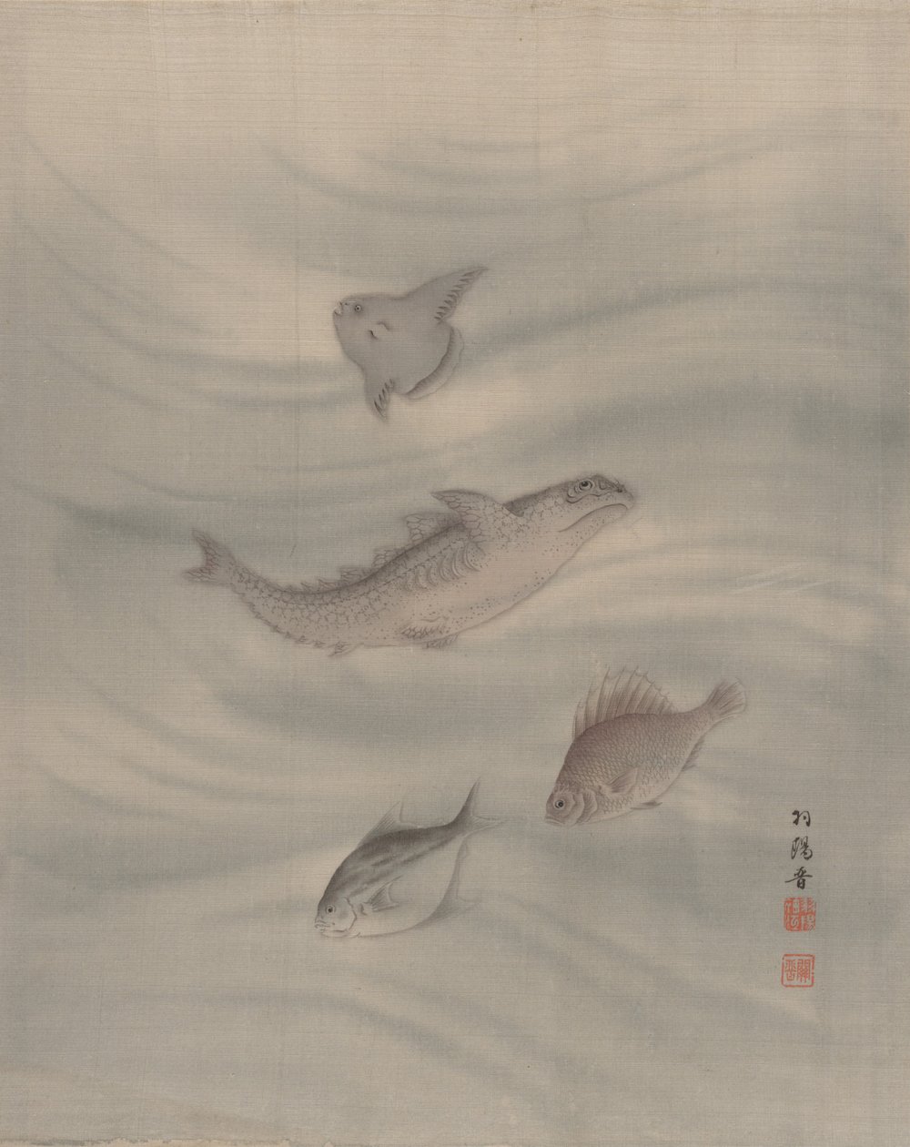 Ryby, ca. 1890-92. od Seki Shuko