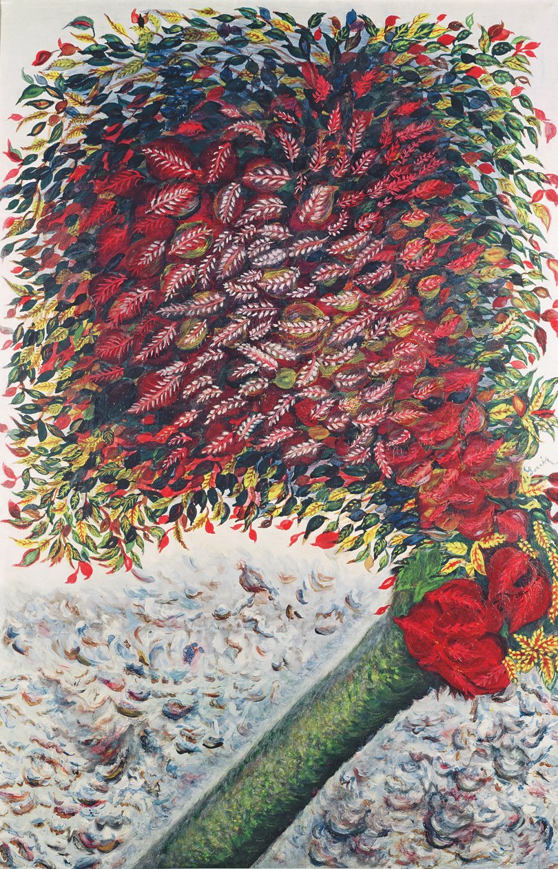 Červený strom, 1928-30 od Seraphine Louis