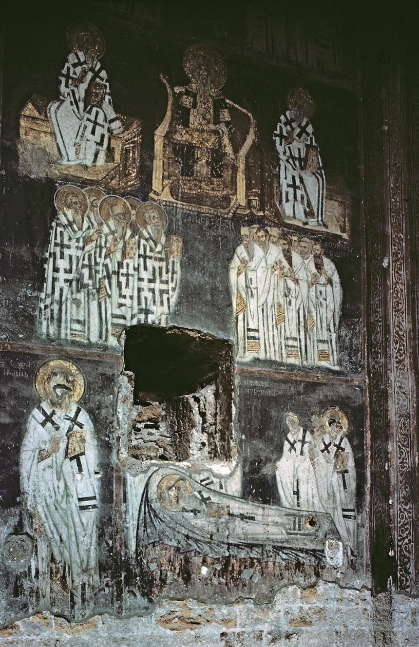 Shromáždění Stefana Nemanji, počátek 13. století od Serbian School