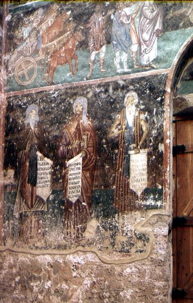 Detail z Usnutí Panny Marie od Serbian School