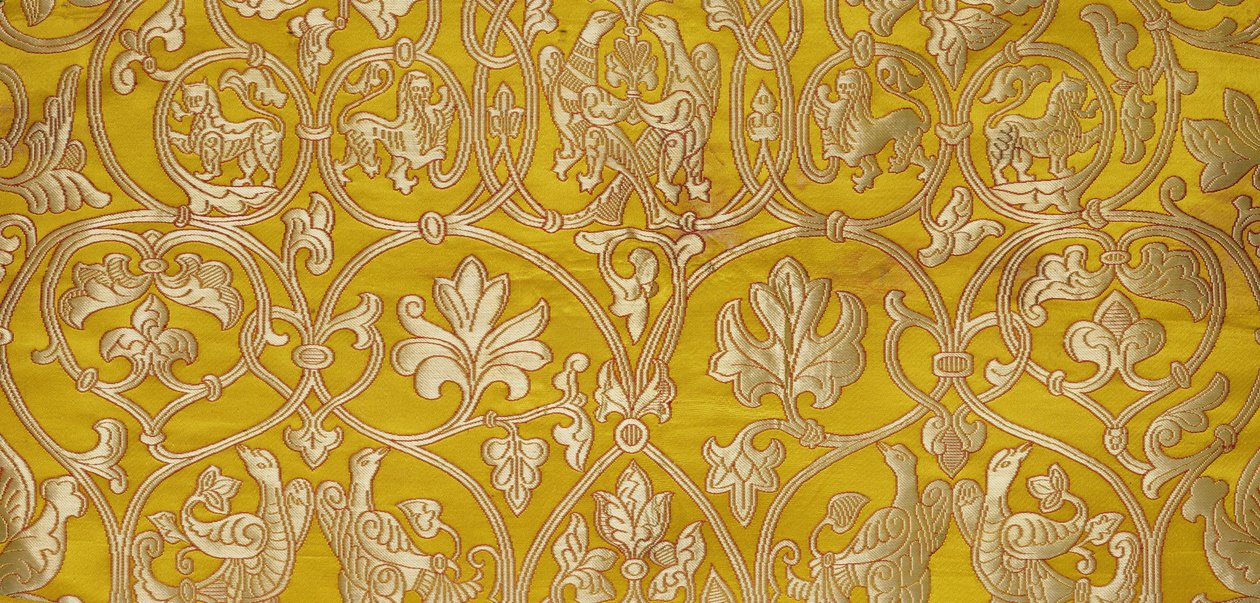 Olovyanishnikov Manufactory Gold Brocade, začátek 20. století (textil) od Sergei Vashkov