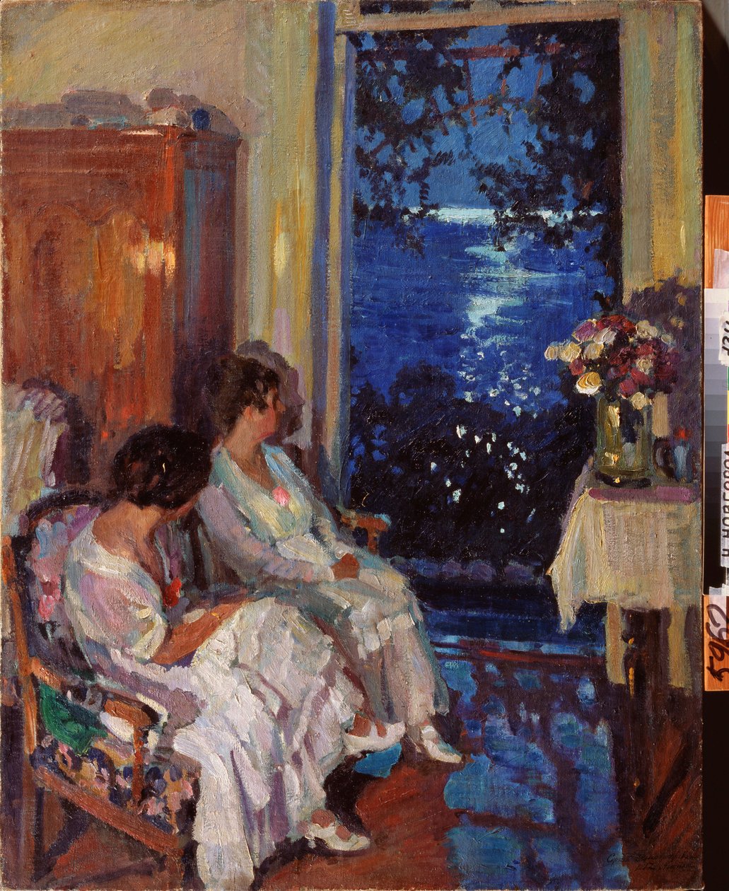 Alupka (Ukrajina) (Alupka) - Obraz Sergeje Arsenyeviče Vinogradova (1869-1938), olej na plátně od Sergei Arsenevich Vinogradov