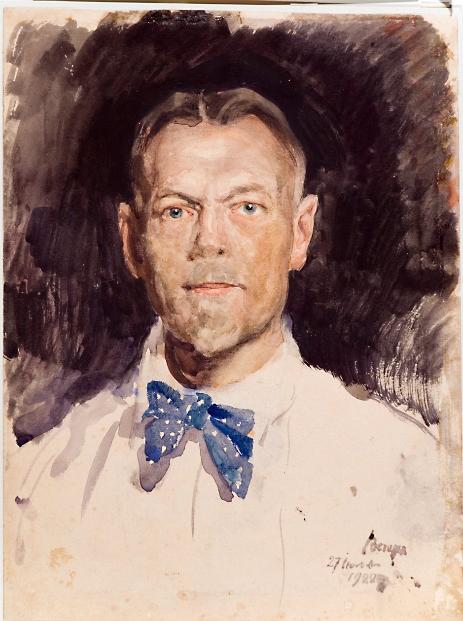 Autoportrét – dílo Sergeje Arsenyjeviče Vinogradova (1869-1938) od Sergei Arsenevich Vinogradov