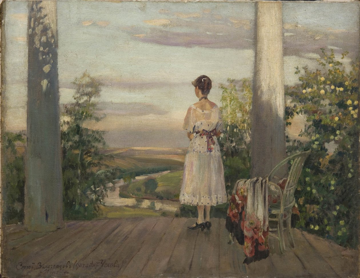 Venkovský dům Antona Čechova v Melikhovu, 1910 od Sergei Arsenevich Vinogradov