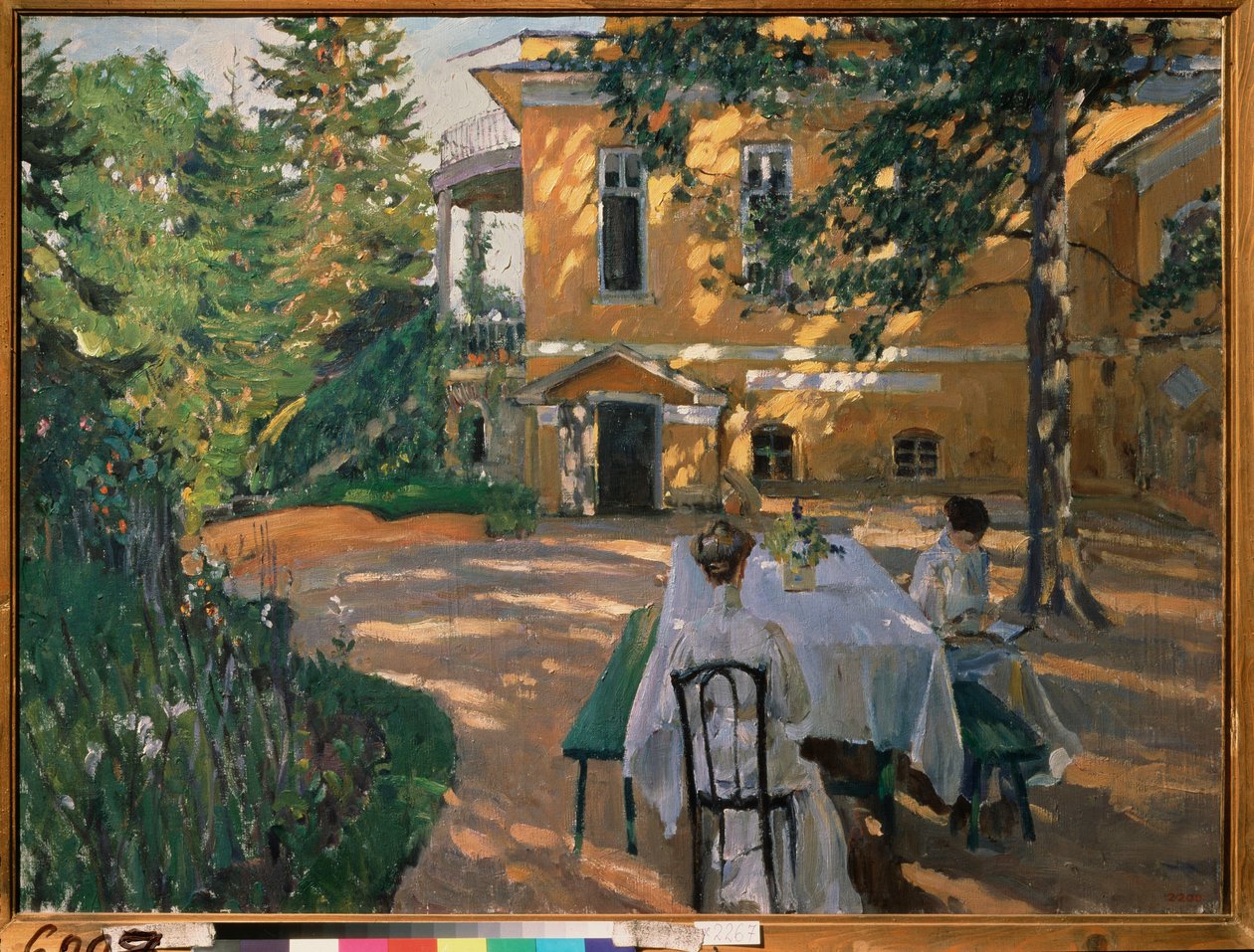 V létě - obraz Sergeje Arsenyeviče Vinogradova (1869-1938), olej na plátně od Sergei Arsenevich Vinogradov