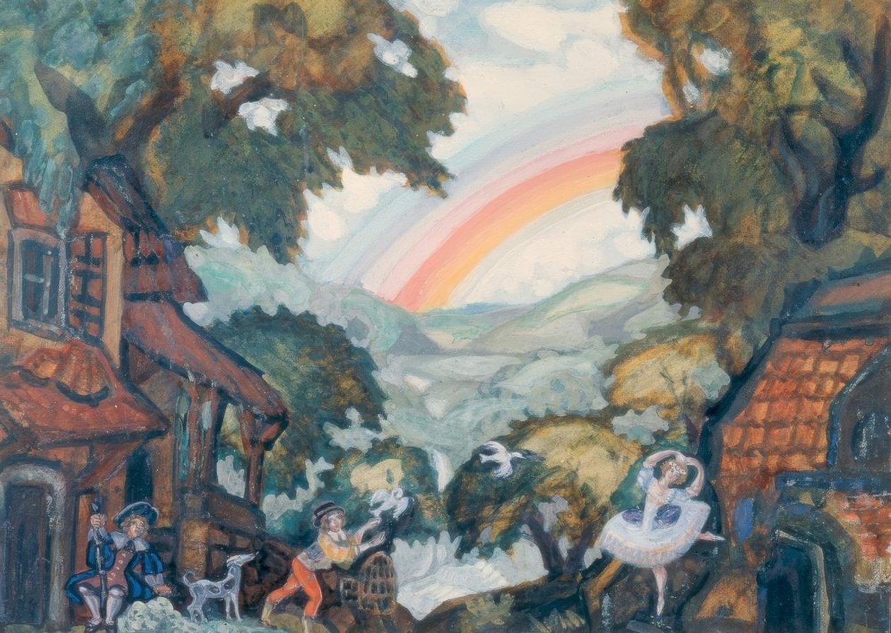 A.Adam, Giselle / scénografie Sudeikin od Sergei Jurjewitsch Sudeikin