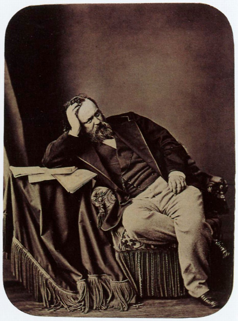 Alexander Herzen, ruský spisovatel a myslitel, 1861 od Sergei Lvovich Levitsky