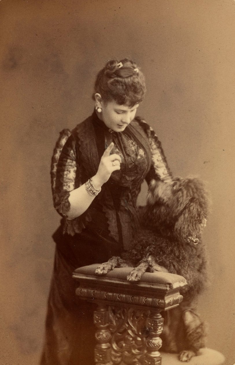 Marie Pavlovna de Russie - velkovévodkyně Maria Pavlovna Ruska (1854-1920), Levitsky, Sergei Lvovich (1819-1898). Albumin Photo, ca 1885. Ruský státní filmový a fotografický archiv, Krasnogorsk od Sergei Lvovich Levitsky