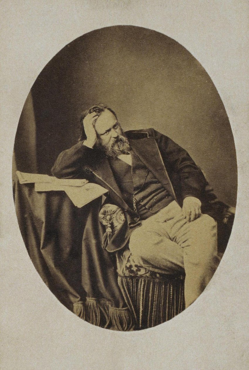 Portrét Aleksandra Ivanoviče Herzena 1812-1870, c. 1861 od Sergei Lvovich Levitsky