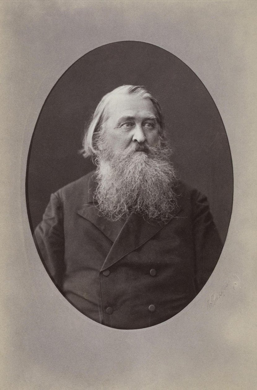 Portrét básníka Alexeje Nikolajeviče Pleshcheeva 1825-1893, 1870 od Sergei Lvovich Levitsky