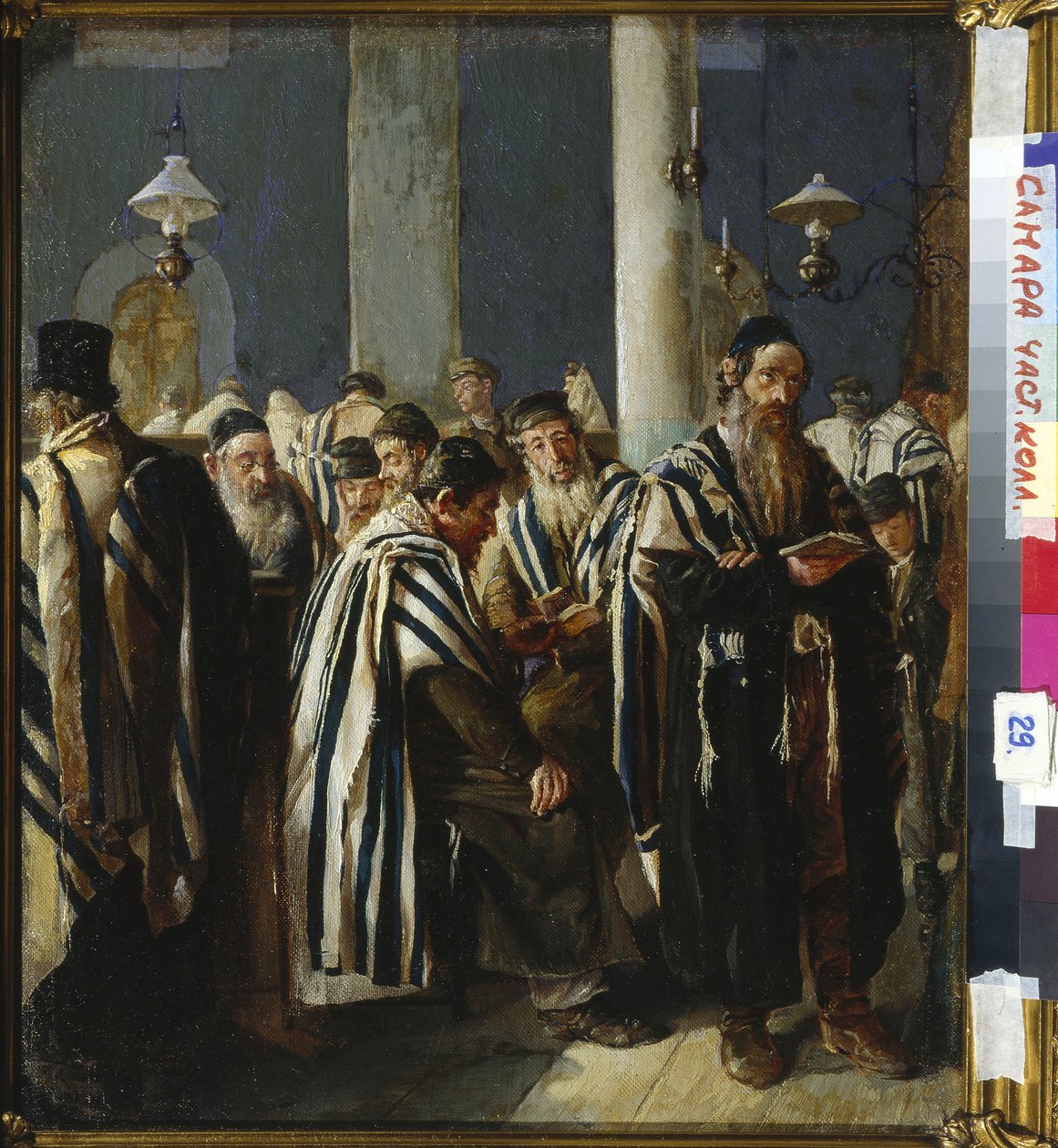Chabbat - Modlitba šabatu pro Yuzhanin, Sergei (Sergey) Nikitich (1862-1933). Olej na plátně, rozměr: 47x40,5 od Sergei Nikitich  Yuzhanin