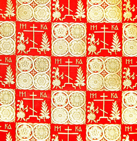 Olovyanishnikov Manufactory Half-Salk Satin, začátek 20. století (textil) od Sergei Vashkov