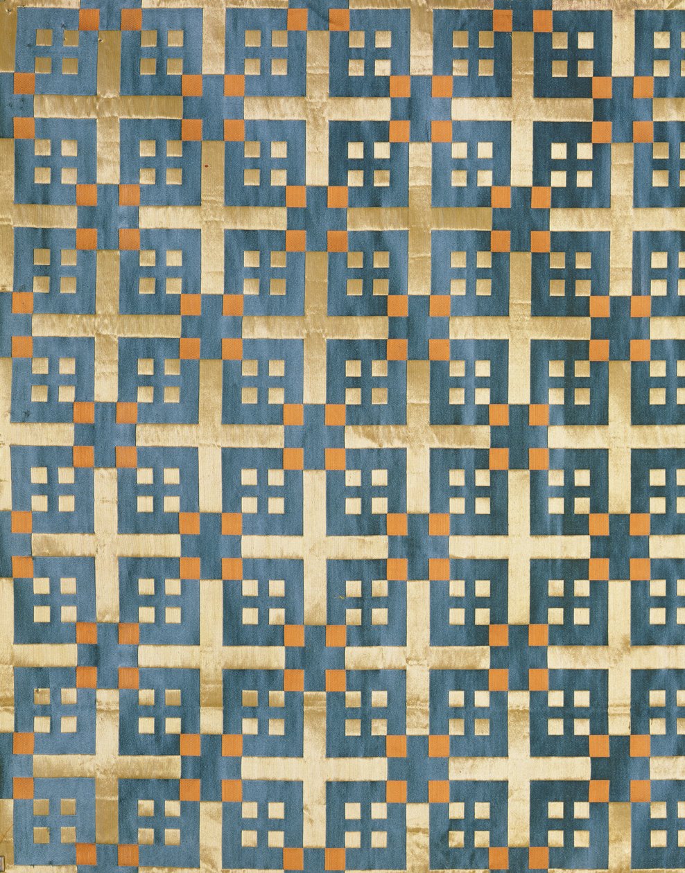 Olovyanishnikov Manufactory Half-Salk Satin, začátek 20. století (textil) od Sergei Vashkov