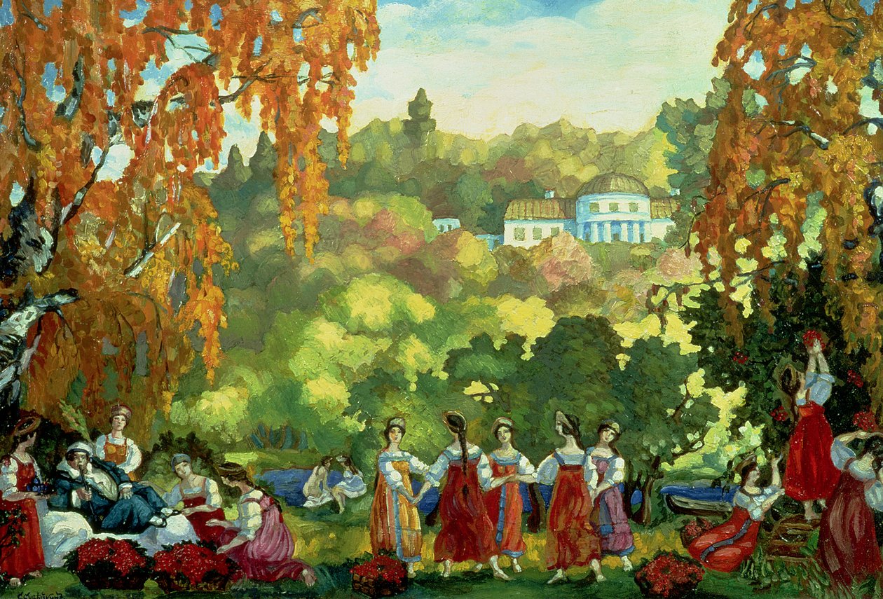 Letní dny na začátku podzimu od Sergei Yurevich Sudeikin