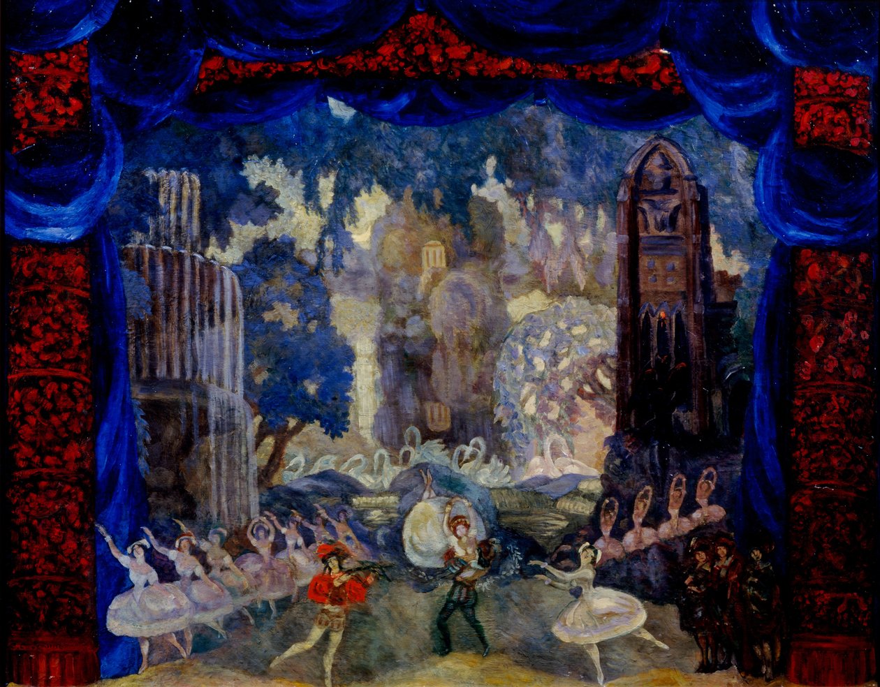Balet, 1910 od Sergei Yurievich Sudeykin