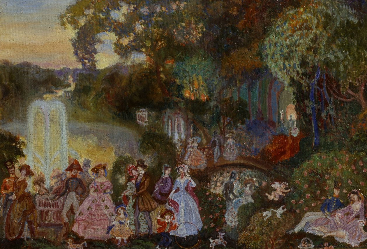 Veřejné veselí, 1906 od Sergei Yurievich Sudeykin