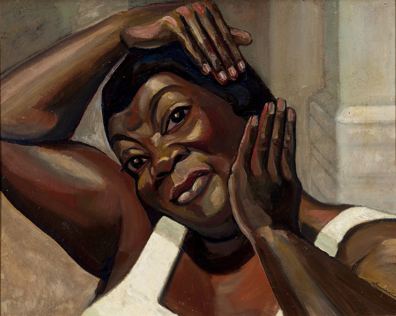 Ruby Elzy ve filmu Porgy a Bess, 1935 od Sergei Yurievich Sudeykin