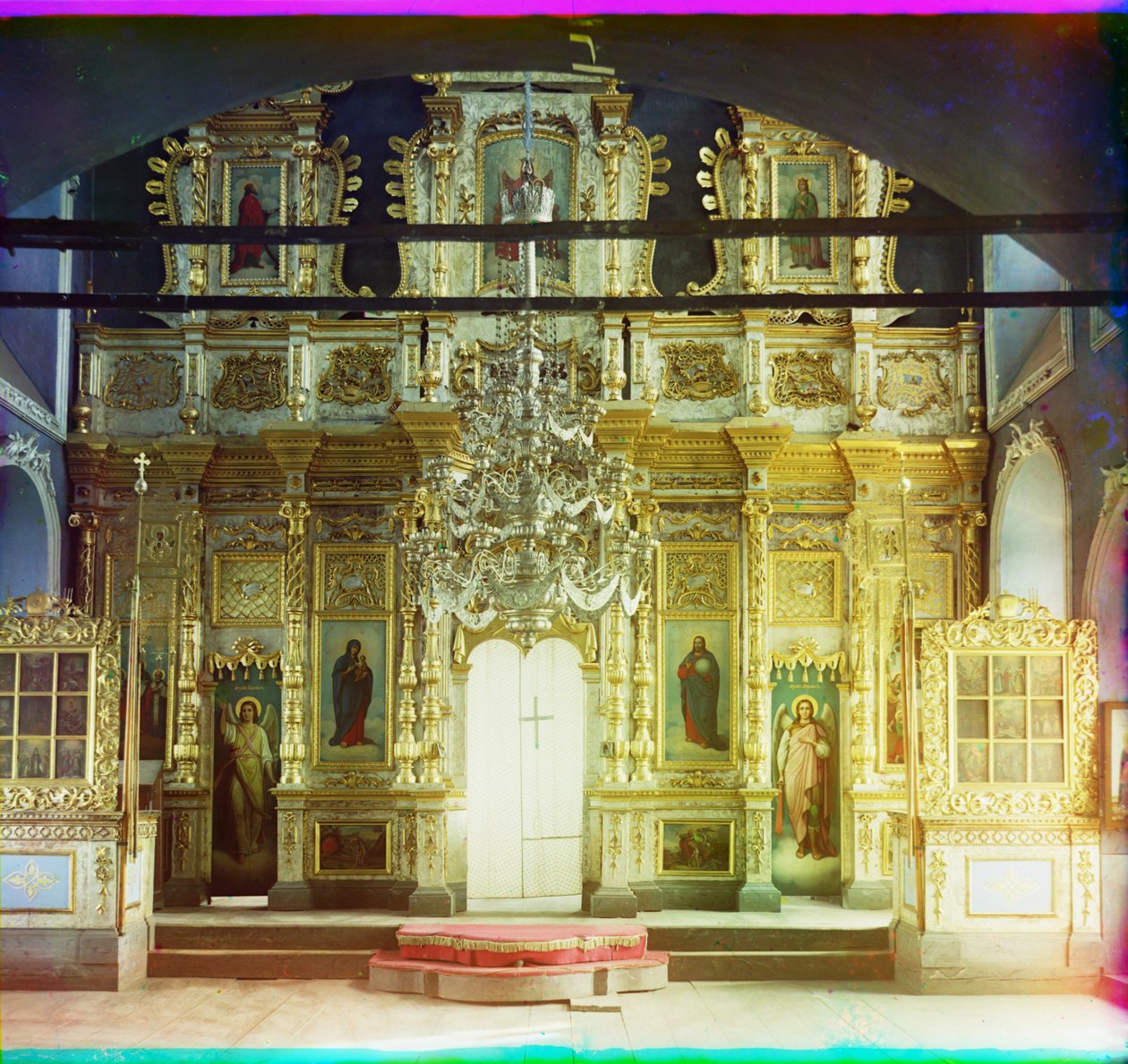 Ikony v katedrále Trinity (nyní Candlemas), Yalutorovsk, 1905-1915 od Sergey Prokudin Gorsky