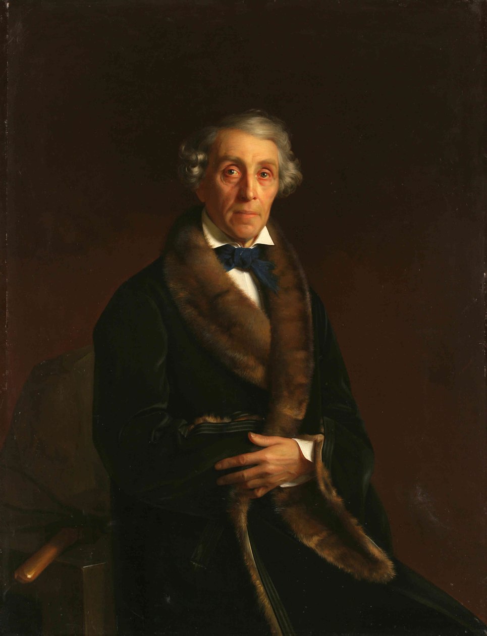 Portrét Fjodora Petroviče Tolstého od Sergey Konstantinovich Zaryanko