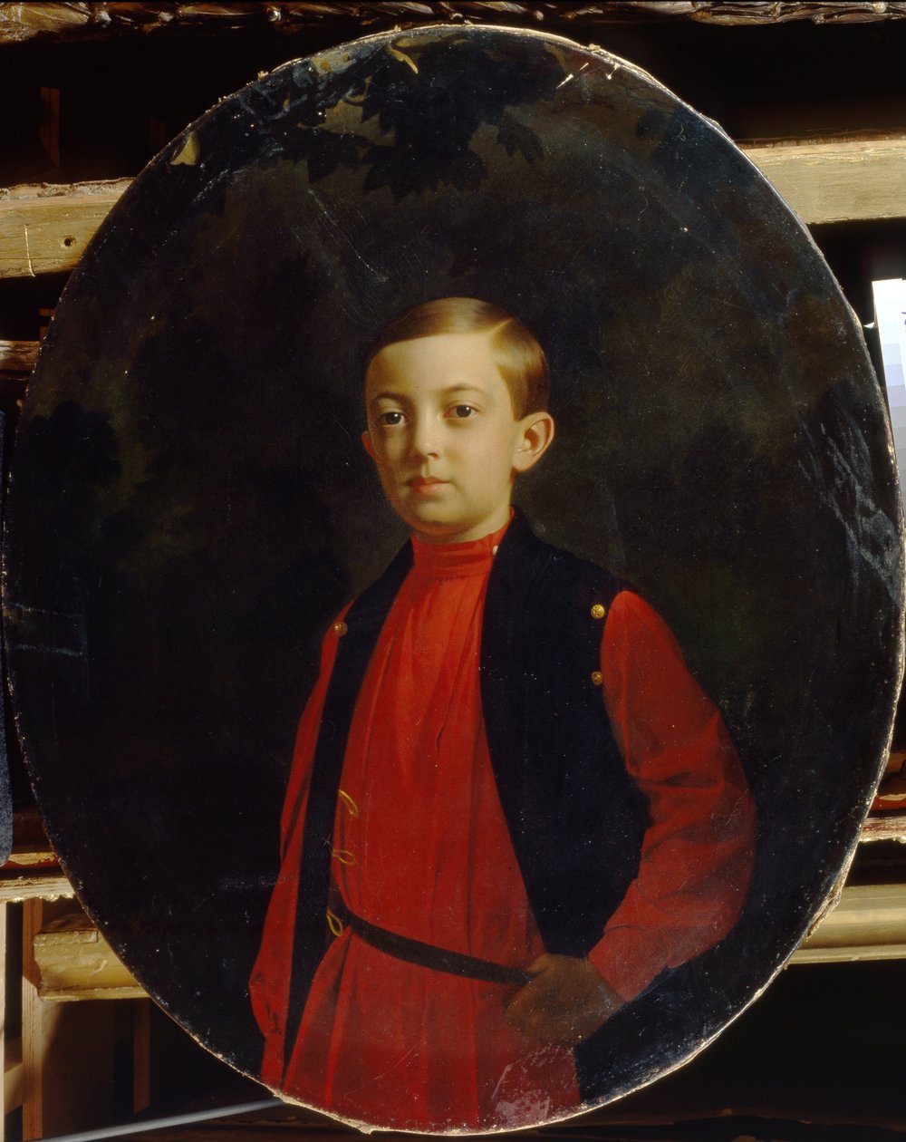 Portrét careviče Nicholase Alexandroviče z Ruska 18431865 od Sergey Konstantinovich Zaryanko