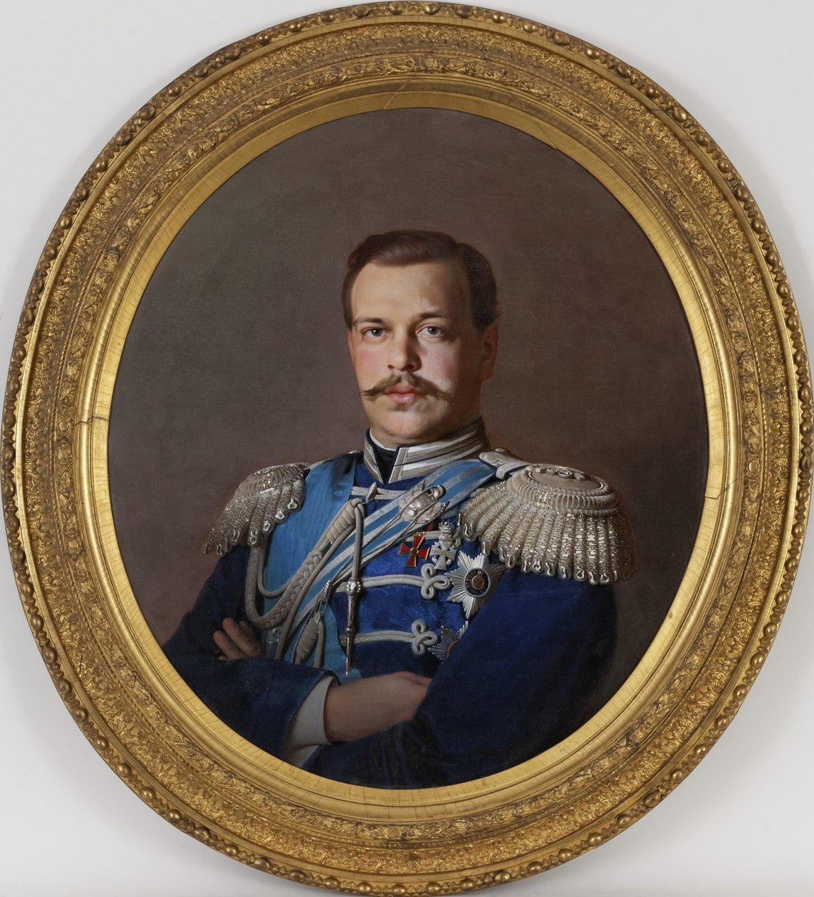 Portrét císaře Alexandra III. 1845-1894, cca 1865 od Sergey Konstantinovich Zaryanko