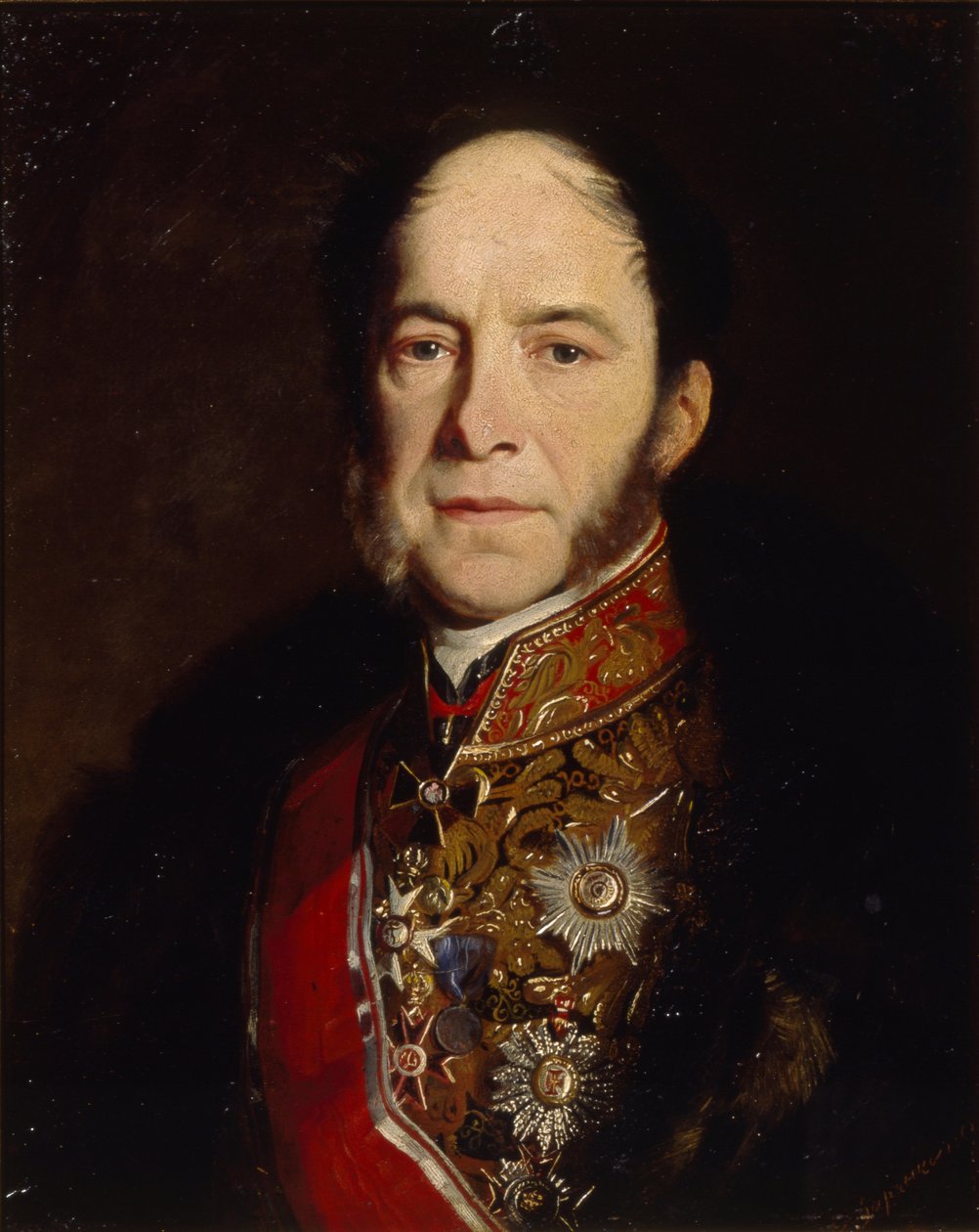 Portrét generálního admirála Kondrati Kondratievich Stoffregen 1817-1873, 1867 od Sergey Konstantinovich Zaryanko