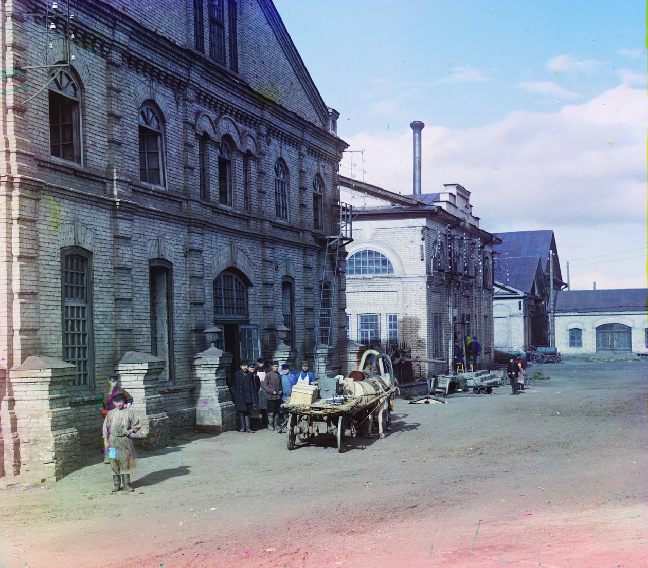 Mechanické dílny pro konečnou úpravu odlitků v Kasli Iron Works, 1905-1915 od Sergey Prokudin Gorsky