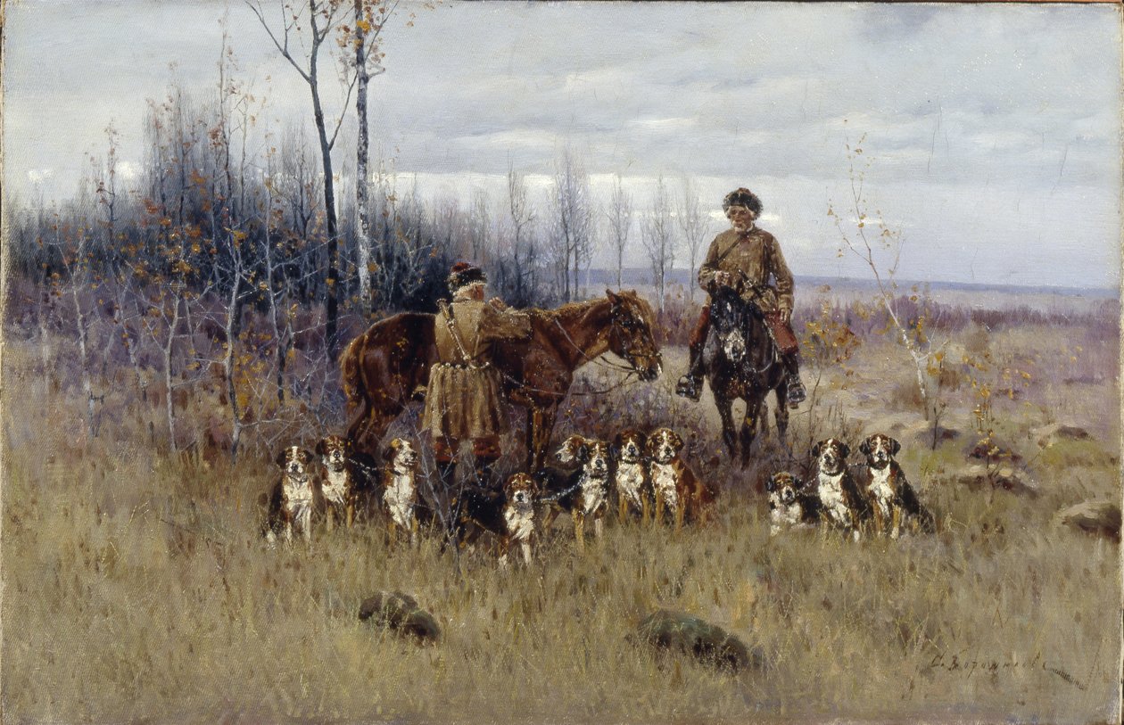 Lov na lišku od Sergey Semyonovich Voroshilov