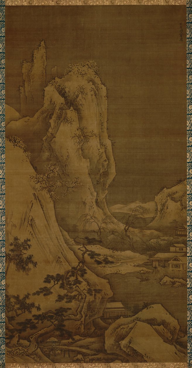 Krajina čtyř ročních období- zima od Toyo Sesshu