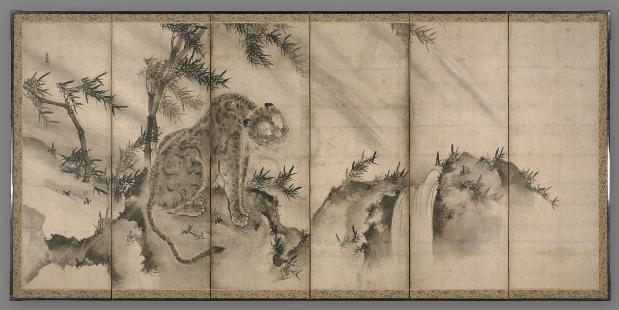 Tygr, 1500s. od Sesson Shkei