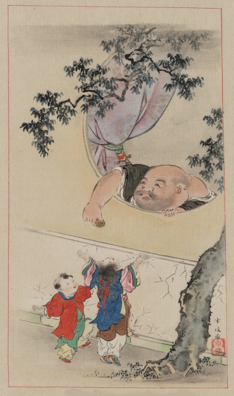 Hotei, 1878 od Settei Hasegawa