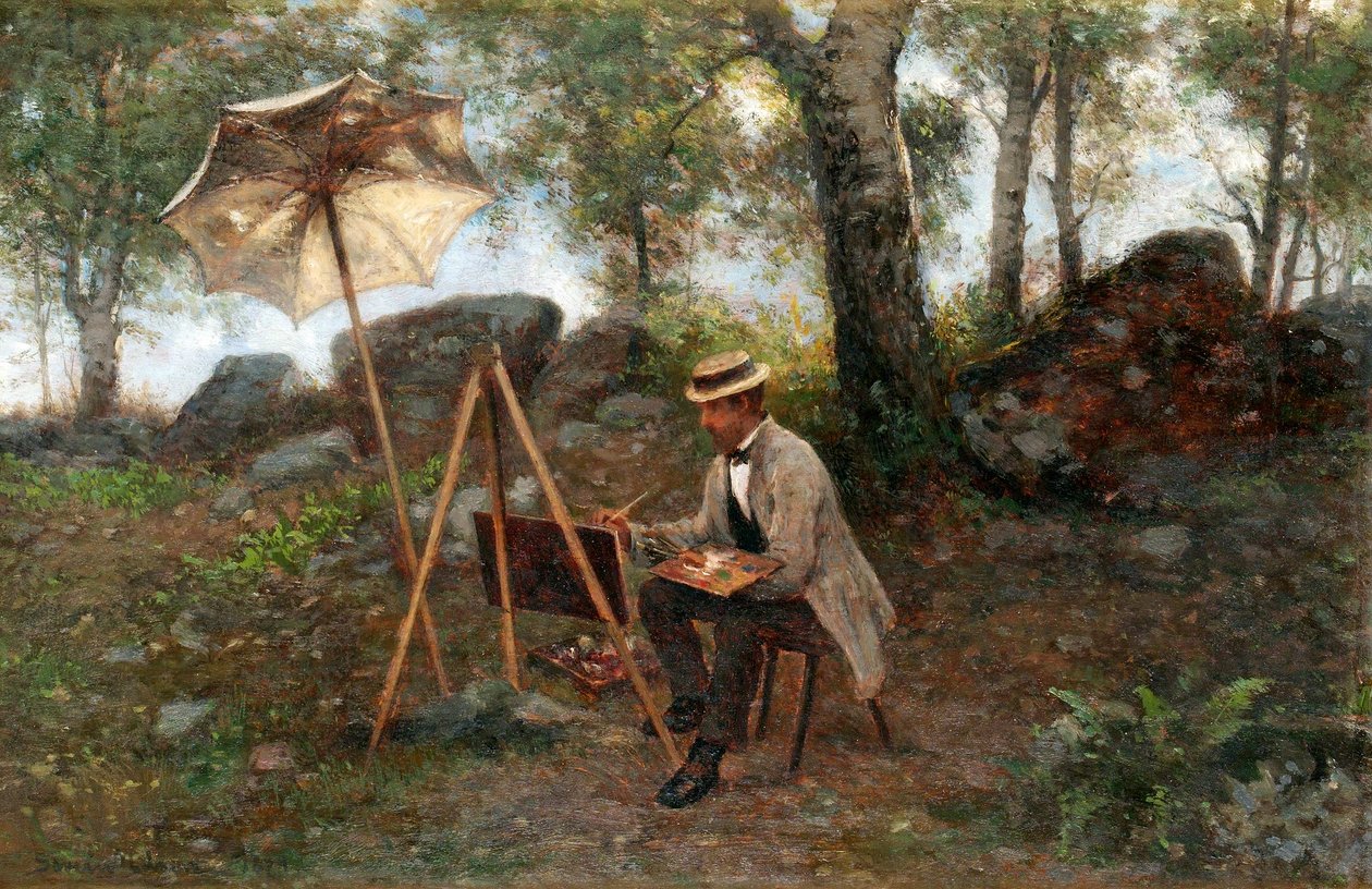 Venkovní malíř od Severin Nilsson