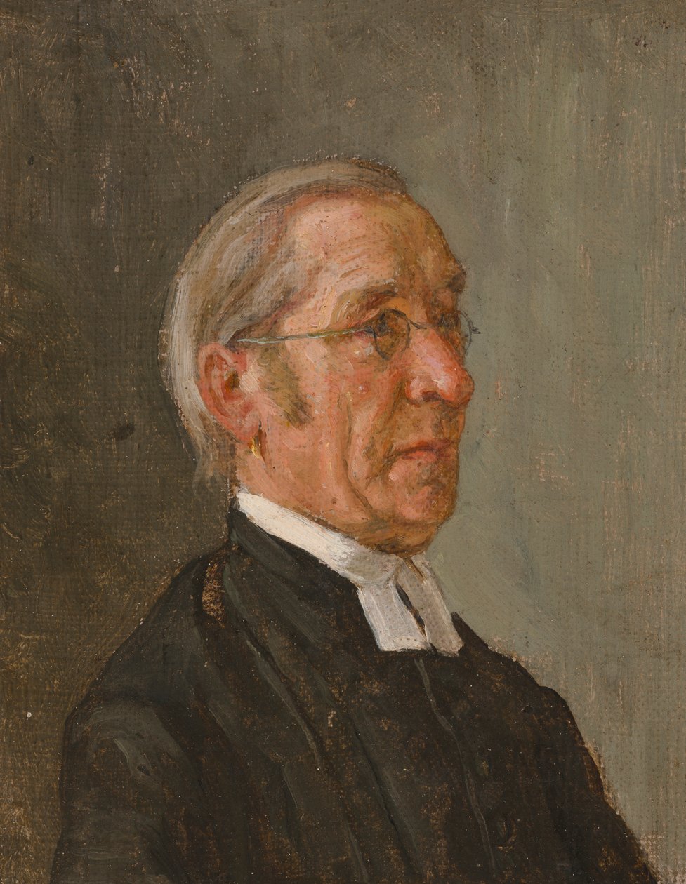 Portrét kněze od Severin Falkman
