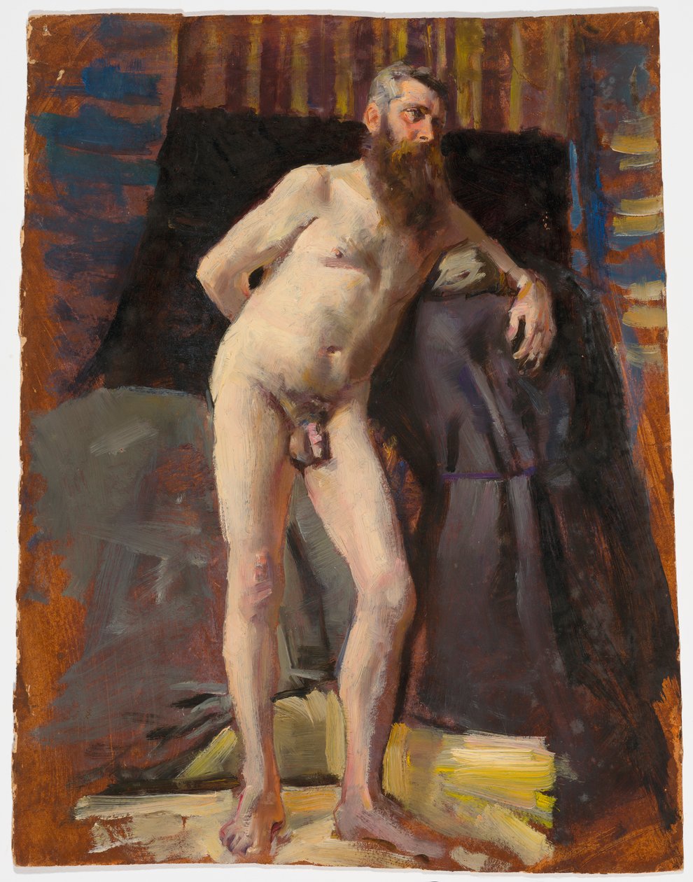 Vousatý nahý od Severin Falkman