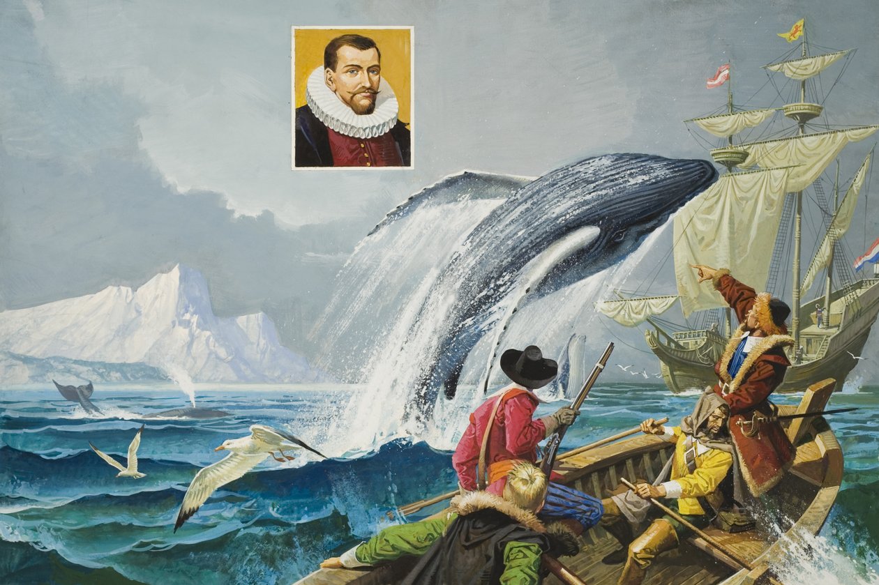 Henry Hudson (asi 1570-1611) (kvaš na papíře) od Severino Baraldi