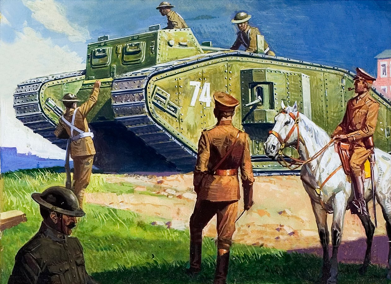 Tank na západní frontě od Severino Baraldi