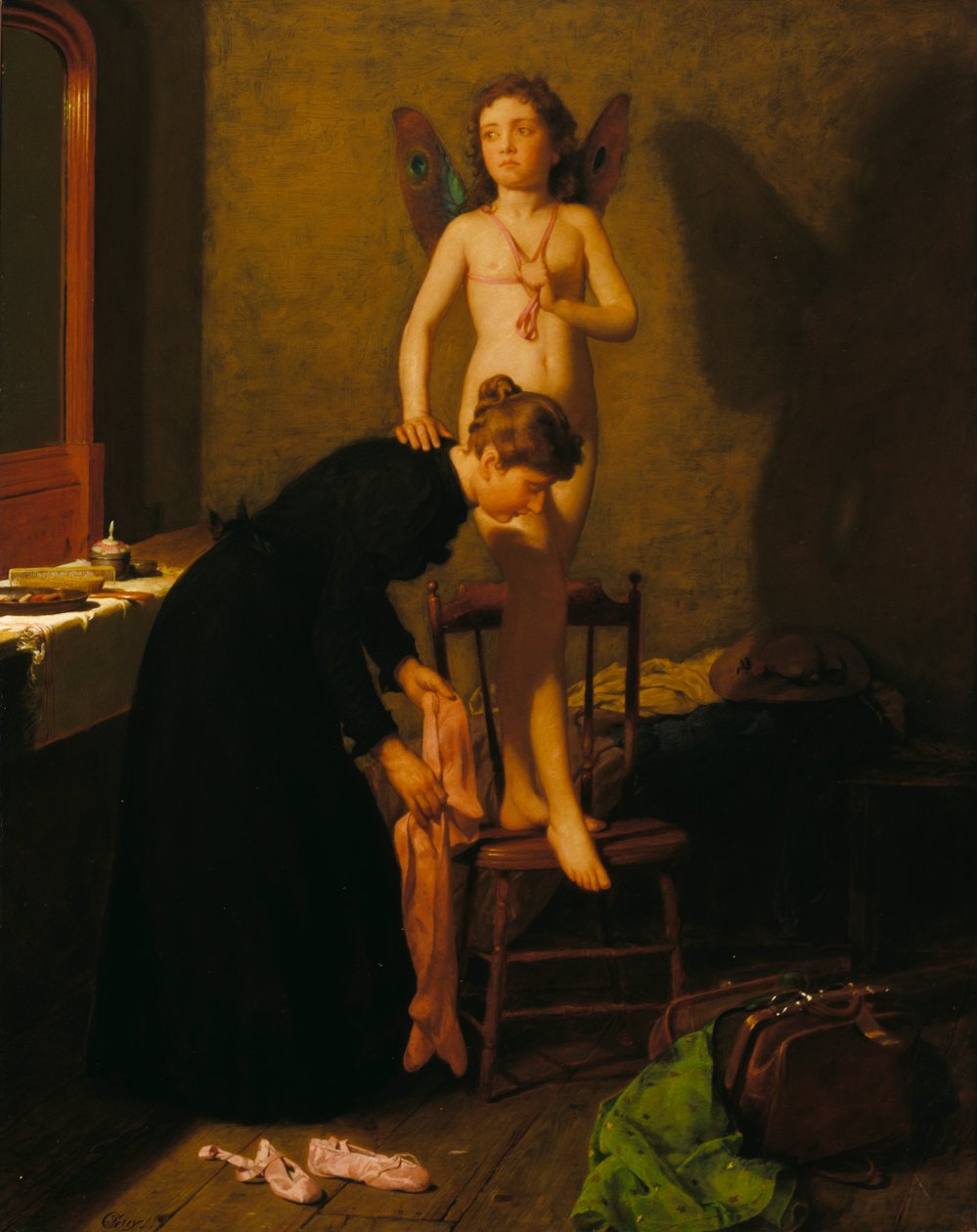 Oblékání na zkoušku, ca. 1890. od Seymour Joseph Guy