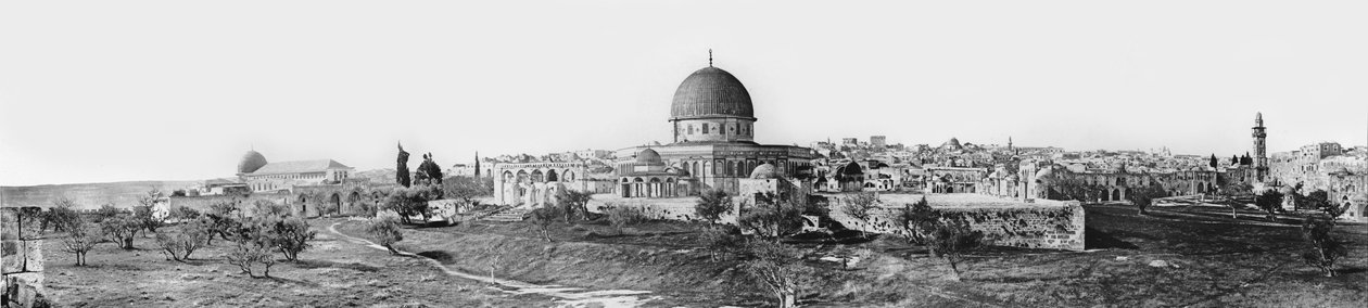 Panorama Jeruzaléma, 1865 od Sgt. James M. McDonald