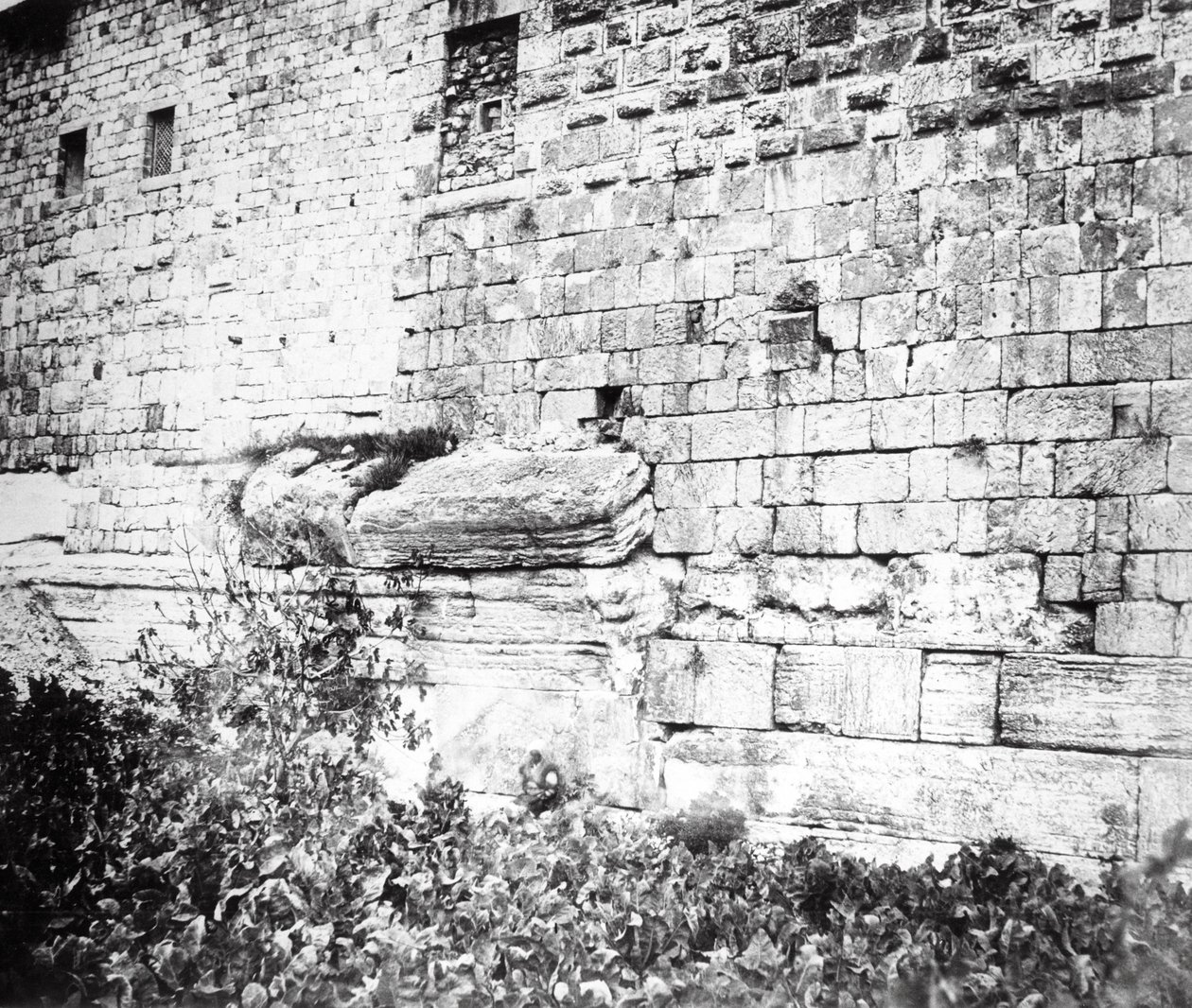 Robinsonův oblouk, Jeruzalém 1865 od Sgt. James M. McDonald