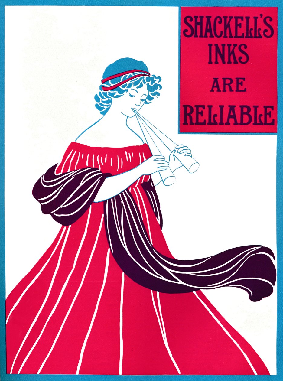 „Shackellovy inkousty jsou spolehlivé“, 1907 od Shackell Edwards and Co