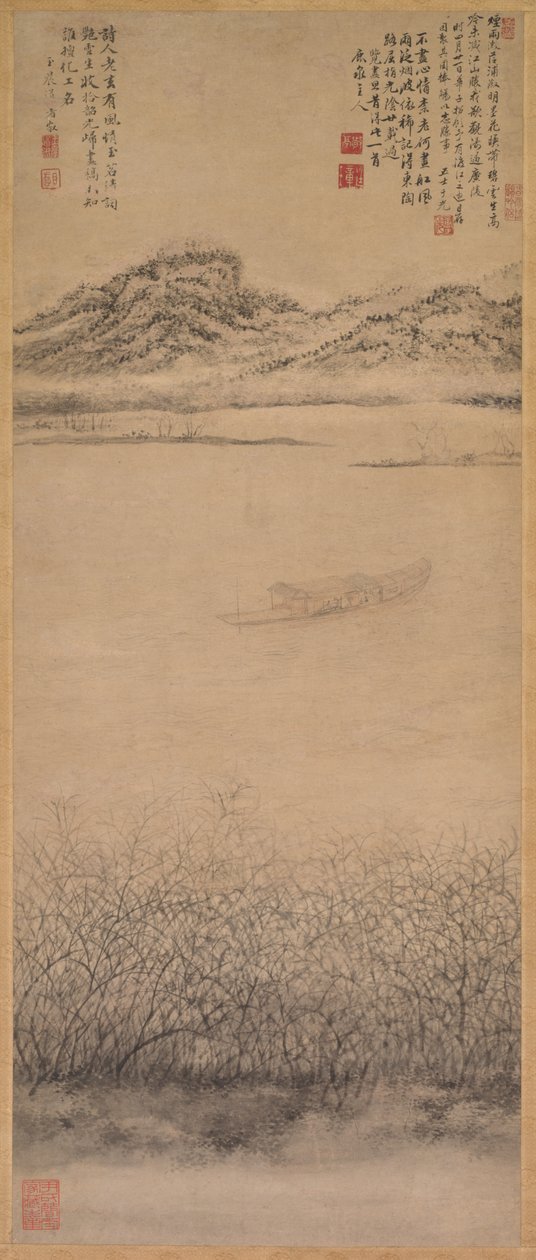 Překročení řeky Yangzi, c. 1700-1720. od Shang Rui