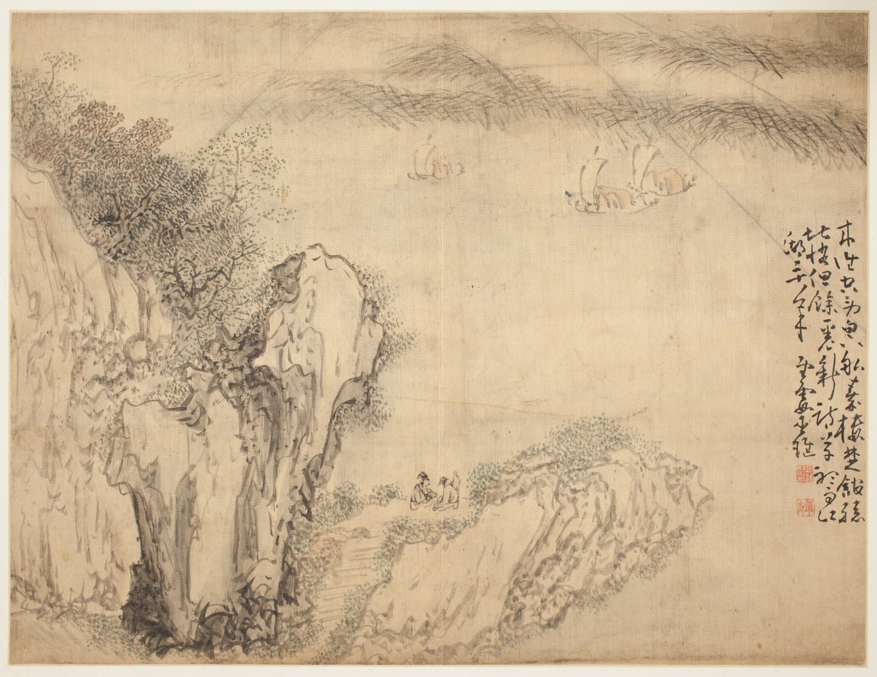 Krajiny a figury: Krajina od Shen Huang