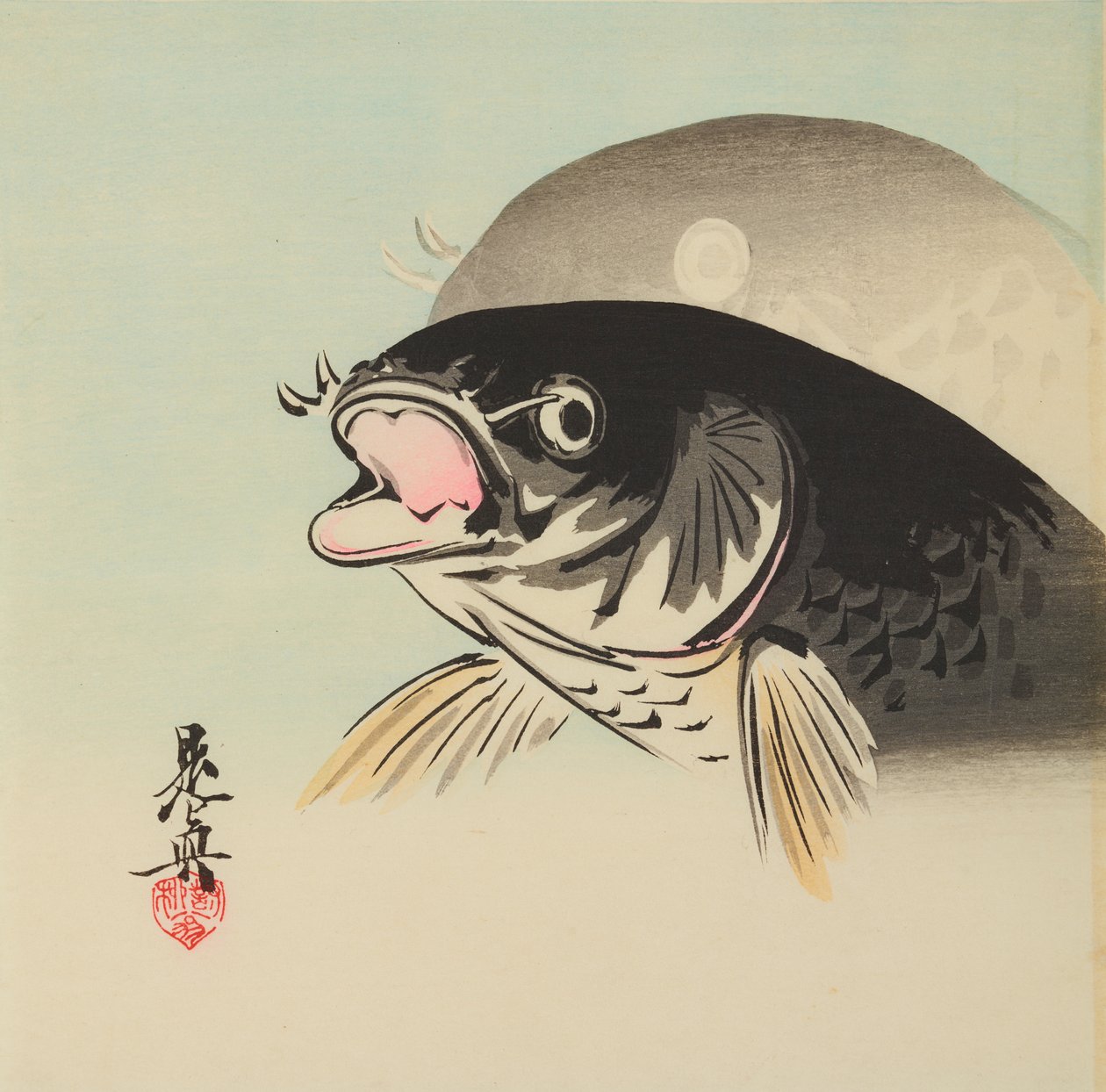 Dvě ryby od Shibata Zeshin