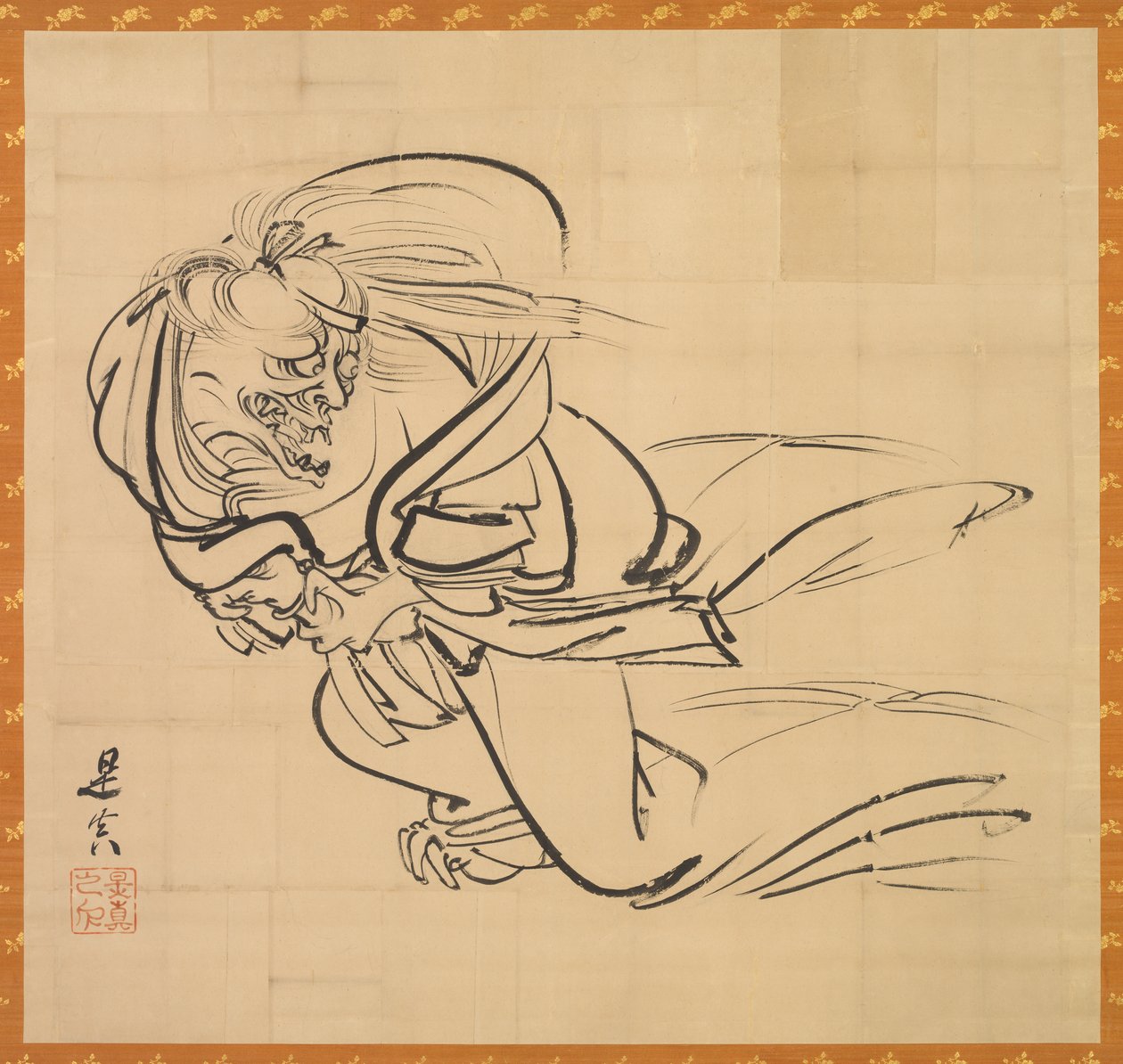 Ibaraki od Shibata Zeshin