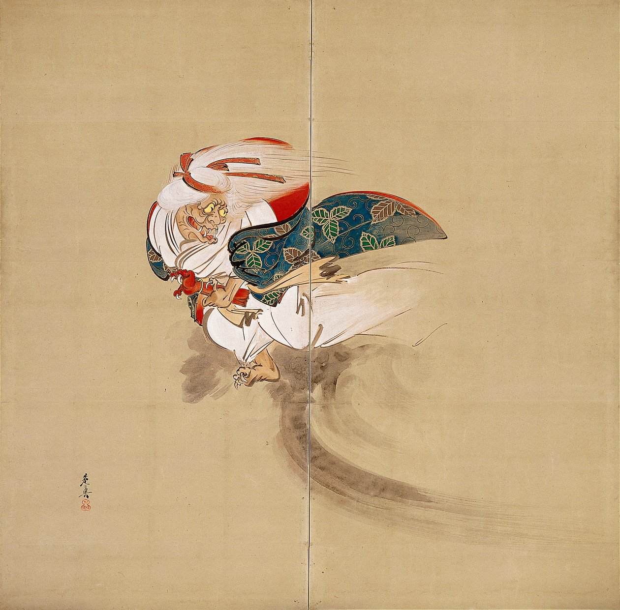 Ibaraki [pravá část páru] od Shibata Zeshin