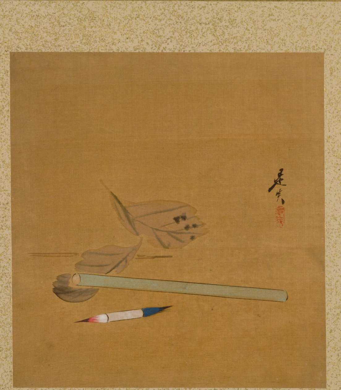 List z alba sezónních témat: Lotus, 1847. od Shibata Zeshin