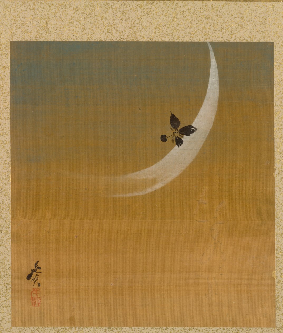 List z alba sezónních témat: Myš, 1847. od Shibata Zeshin