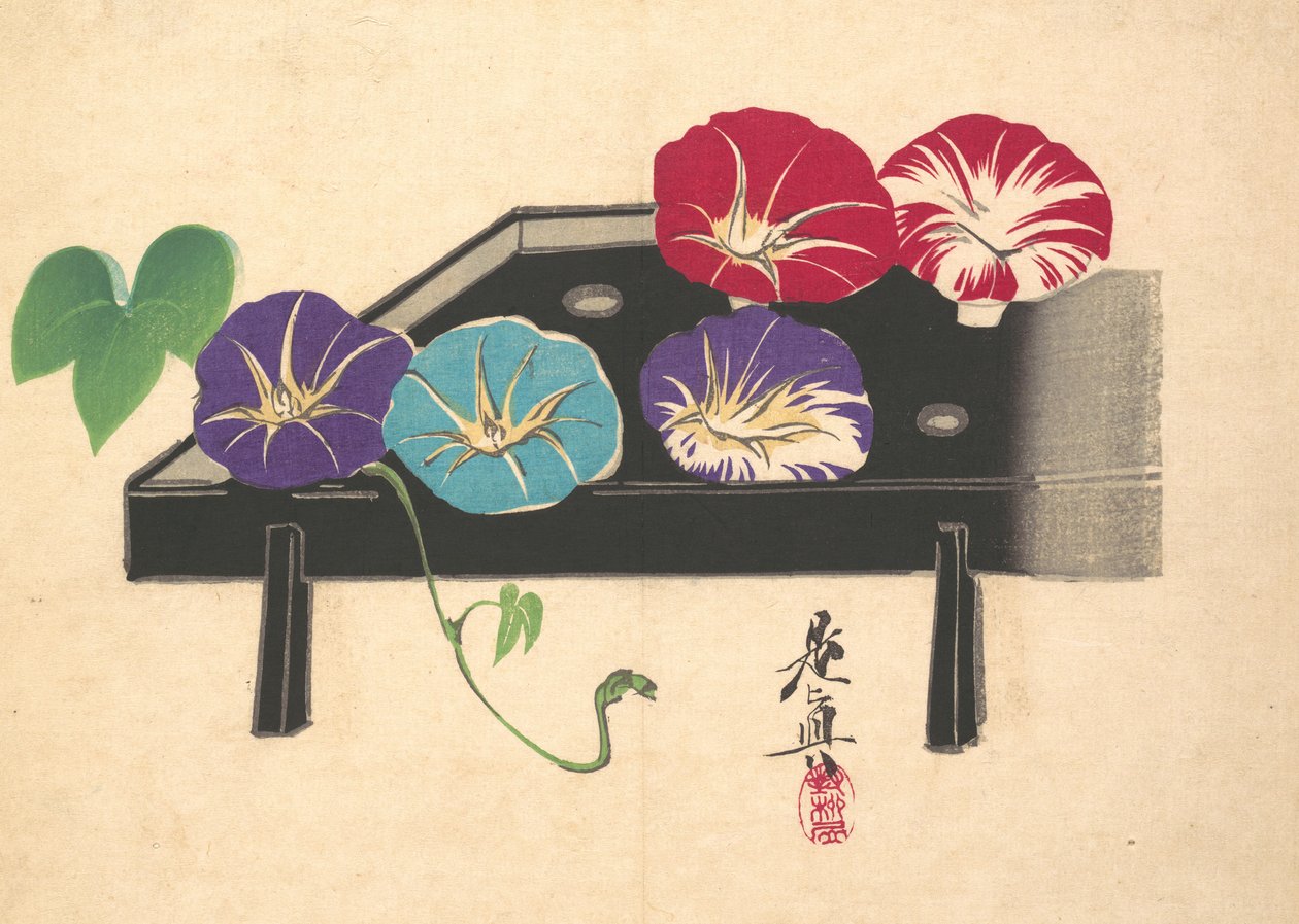 Morning Glories, ca. 1860, ca. 1860. od Shibata Zeshin