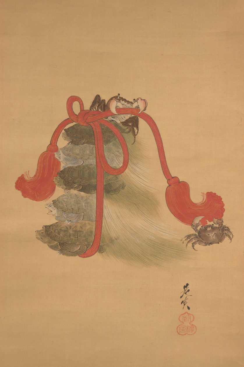 Schildkröten und Krabben od Shibata Zeshin
