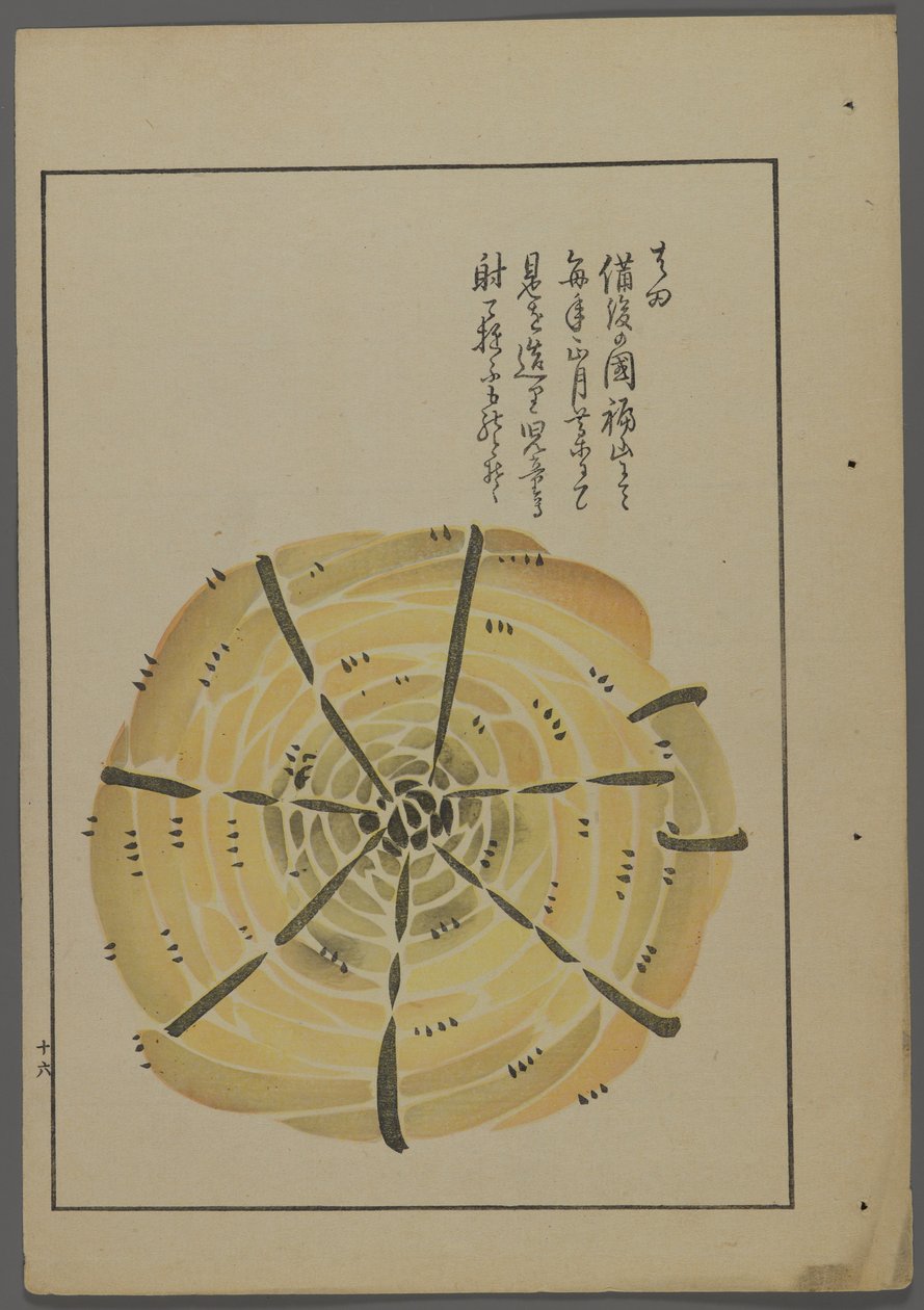 Japonské hračky, od Unai no tomo (A Childs Friends) od Shimizu Seifu, 1891-1923. Lanový větrník. od Shimizu Seifu